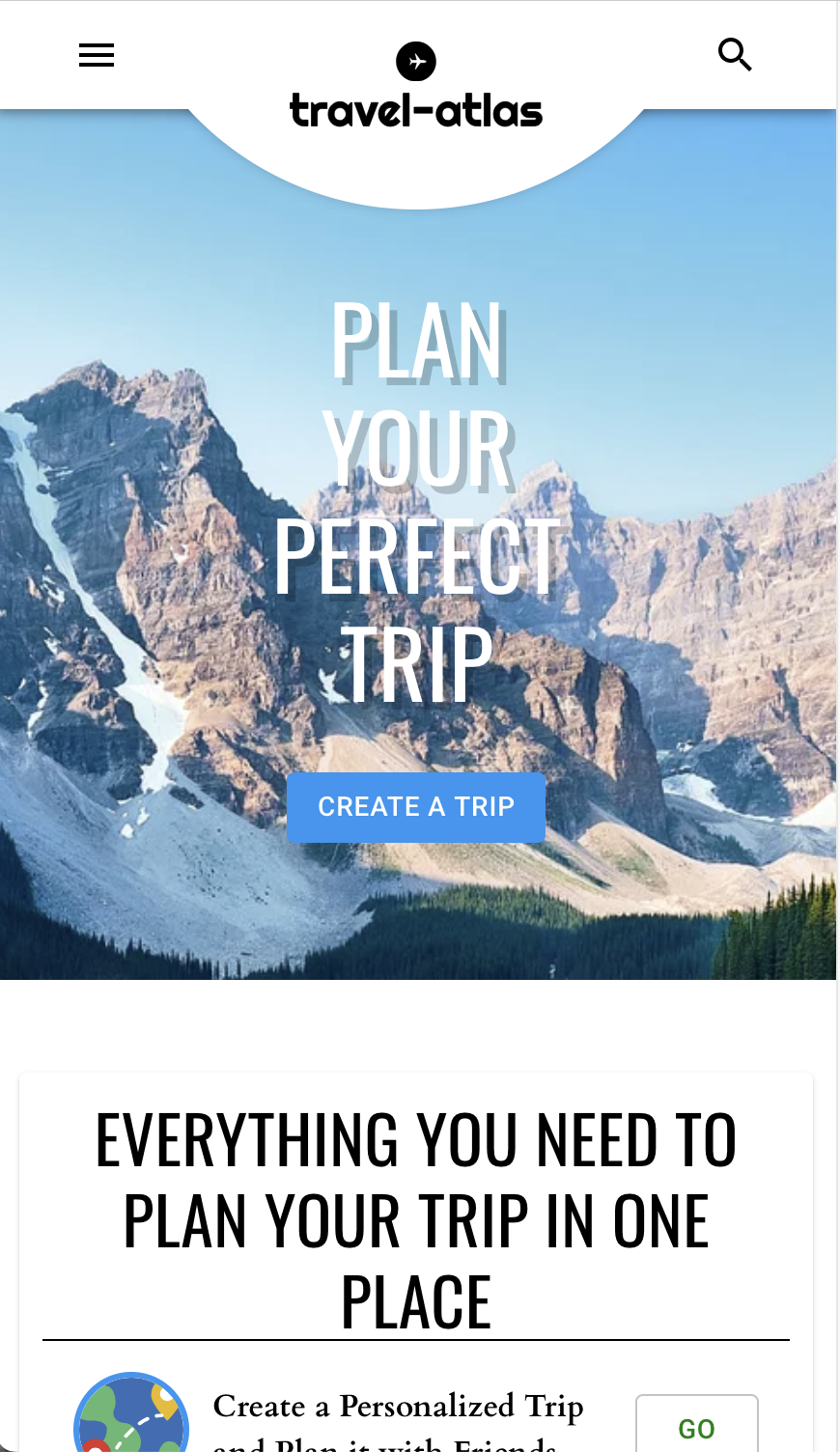 Travel Atlas screenshot